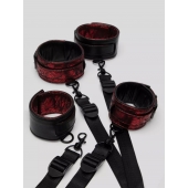 Изысканный набор фиксаций на кровати Reversible Under Mattress Restraint Set - Fifty Shades of Grey - купить с доставкой во Владимире