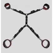 Изысканный набор фиксаций на кровати Reversible Under Mattress Restraint Set - Fifty Shades of Grey - купить с доставкой во Владимире