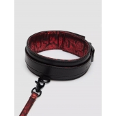 Стильный ошейник с поводком Reversible Faux Leather Collar and Lead - Fifty Shades of Grey - купить с доставкой во Владимире