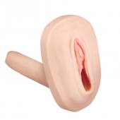 Мастурбатор-вагина с вибрацией и выносным пультом управления REALSTUFF SMOOTH   BALD - Dream Toys - во Владимире купить с доставкой