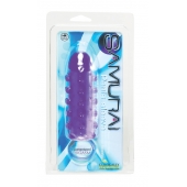 Закрытая фиолетовая насадка с пупырышками SAMURAI PENIS SLEEVE PURPLE - 14,5 см. - NMC - во Владимире купить с доставкой