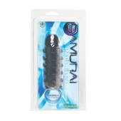 Дымчатая стимулирующая насадка с закрытой головкой SAMURAI PENIS SLEEVE BLACK - 14,5 см. - NMC - во Владимире купить с доставкой