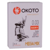 Набор из 4 презервативов OKOTO MegaMIX - Sitabella - купить с доставкой во Владимире
