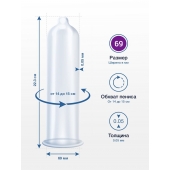 Презервативы MY.SIZE размер 69 - 3 шт. - My.Size - купить с доставкой во Владимире