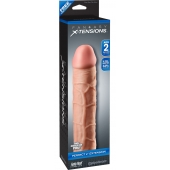 Телесная насадка Fantasy X-tensions Perfect 2  Extension - 20,3 см. - Pipedream - во Владимире купить с доставкой
