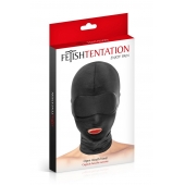 Сплошная маска на голову с прорезью для рта - Fetish Tentation - купить с доставкой во Владимире