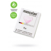 Супертонкие презервативы Masculan Pur - 3 шт. - Masculan - купить с доставкой во Владимире