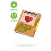 Экологически чистые презервативы Masculan Organic - 3 шт. - Masculan - купить с доставкой во Владимире