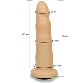 Телесная насадка Harness - 15,8 см. - LOVETOY (А-Полимер) - купить с доставкой во Владимире