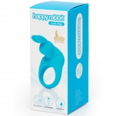 Голубое эрекционное виброкольцо Happy Rabbit Rechargeable Rabbit Cock Ring - Happy Rabbit - во Владимире купить с доставкой