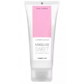 Смазка на водной основе Mixgliss Sweet с ароматом бабл-гам - 70 мл. - Mixgliss - купить с доставкой во Владимире