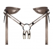 Бронзовый пояс для насадок Desirous Harness - Strap-on-me - купить с доставкой во Владимире