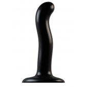 Черный фаллоимитатор-насадка Strap-On-Me P G spot Dildo size S - 16,4 см. - Strap-on-me - купить с доставкой во Владимире