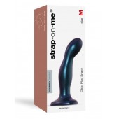 Темно-синяя насадка Strap-On-Me Dildo Plug Snaky size M - Strap-on-me - купить с доставкой во Владимире