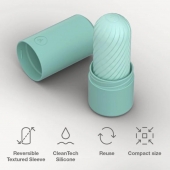 Мятный двусторонний мастурбатор Arcwave Ghost Pocket Stroker - Arcwave - во Владимире купить с доставкой