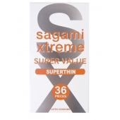 Ультратонкие презервативы Sagami Xtreme Superthin - 36 шт. - Sagami - купить с доставкой во Владимире