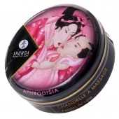 Массажная свеча Rose Petals с ароматом розы - 30 мл. - Shunga - купить с доставкой во Владимире