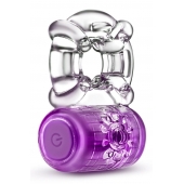 Фиолетовое эрекционное виброкольцо One Night Stand Vibrating C-Ring - Blush Novelties - во Владимире купить с доставкой