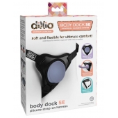 Черные трусики для страпона Body Dock SE на регулируемых ремнях - Pipedream - купить с доставкой во Владимире