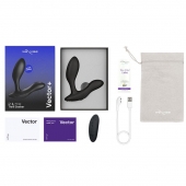 Черный анальный вибратор We-Vibe Vector+ - We-vibe - во Владимире купить с доставкой