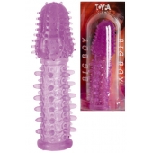 Фиолетовая насадка, удлиняющая половой член - 13,5 см. - Toyfa Basic - во Владимире купить с доставкой Фиолетовая насадка, удлиняющая половой член - 13,5 см. - Toyfa Basic - во Владимире купить с доставкой