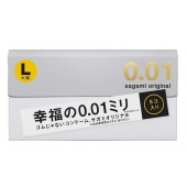 Презервативы Sagami Original 0.02 L-size увеличенного размера - 5 шт. - Sagami - купить с доставкой во Владимире