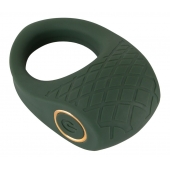 Зеленое эрекционное виброкольцо Luxurious Vibro Cock Ring - Orion - во Владимире купить с доставкой