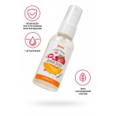 Съедобная гель-смазка Yovee «Двойной соблазн» с Д-пантенолом и вкусом клубники и дыни - 50 мл. - ToyFa - купить с доставкой во Владимире