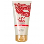 Интимный гель на водной основе Lube Tube Hot с разогревающим эффектом - 150 мл. - ORGIE - купить с доставкой во Владимире