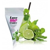 Съедобное согревающее массажное масло Love Me Tender Mojito с ароматом мохито - 10 мл. - Love to Love - купить с доставкой во Владимире