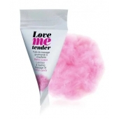 Съедобное согревающее массажное масло Love Me Tender Cotton Candy с ароматом сладкой ваты - 10 мл. - Love to Love - купить с доставкой во Владимире