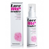 Съедобное согревающее массажное масло Love Me Tender Cotton Candy с ароматом сладкой ваты - 100 мл. - Love to Love - купить с доставкой во Владимире