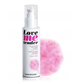 Съедобное согревающее массажное масло Love Me Tender Cotton Candy с ароматом сладкой ваты - 100 мл. - Love to Love - купить с доставкой во Владимире