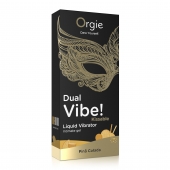 Съедобный гель Dual Vibe Pina Colada с эффектом вибрации и вкусом коктейля пина колада - 15 мл. - ORGIE - купить с доставкой во Владимире