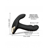 Черный вибромассажер простаты Multi P-Joy с 3 моторами - Dorcel - во Владимире купить с доставкой