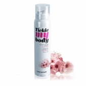 Массажная хрустящая пенка Tickle My Body Cherry Blossom с ароматом вишневого цвета - 150 мл. - Love to Love - купить с доставкой во Владимире