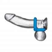 Комплект из 2 эрекционных колец-восьмерок 2-Pack Duo Cock And Ball Stamina Enhancement Ring - BlueLine - во Владимире купить с доставкой