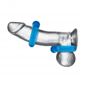 Комплект из двух колец для пениса 2-Pack Ultra-Stretch Stamina Endurance Ring - BlueLine - во Владимире купить с доставкой