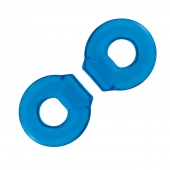 Комплект из двух колец для пениса 2-Pack Ultra-Stretch Stamina Endurance Ring - BlueLine - во Владимире купить с доставкой