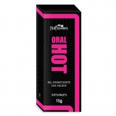 Гель для оральных ласк Oral Hot с согревающим эффектом - 15 гр. - HotFlowers - купить с доставкой во Владимире