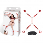 Красная фиксация на матрас Classic Bedspreader - Lux Fetish - купить с доставкой во Владимире