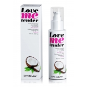 Съедобное согревающее массажное масло Love Me Tender Cocos с ароматом кокоса - 100 мл. - Love to Love - купить с доставкой во Владимире