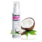 Съедобное согревающее массажное масло Love Me Tender Cocos с ароматом кокоса - 100 мл. - Love to Love - купить с доставкой во Владимире