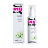 Силиконовый лубрикант 2-в-1 Touch My Body с ароматом моной - 100 мл. - Love to Love - купить с доставкой во Владимире