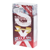 Ароматизированные презервативы Sagami Xtreme COLA - 10 шт. - Sagami - купить с доставкой во Владимире