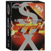 Презервативы Sagami Xtreme ENERGY с ароматом энергетика - 3 шт. - Sagami - купить с доставкой во Владимире