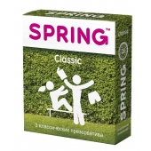 Классические презервативы SPRING CLASSIC - 3 шт. - SPRING - купить с доставкой во Владимире