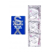 Розовые презервативы Sagami Xtreme FEEL FIT 3D - 3 шт. - Sagami - купить с доставкой во Владимире