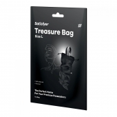 Черный мешочек для хранения игрушек Treasure Bag L - Satisfyer - купить с доставкой во Владимире