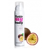 Массажная хрустящая пенка Tickle my body с ароматом маракуйи - 150 мл. - Love to Love - купить с доставкой во Владимире